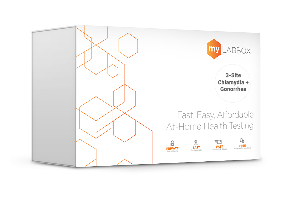 3Site Chlamydia & Gonorrhea Test Discreet & Easy STD Home Testing